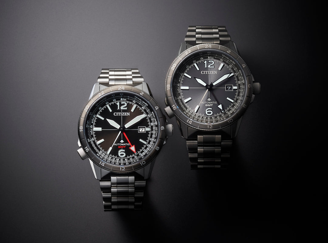 Men's Black Stainless Steel Citizen Watch