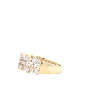 18K Yellow Gold 3/4 CTW Diamond Fashion Ring