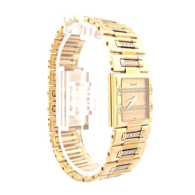 18K Yellow Gold Pre-Owned PIAGET Watch With Diamonds